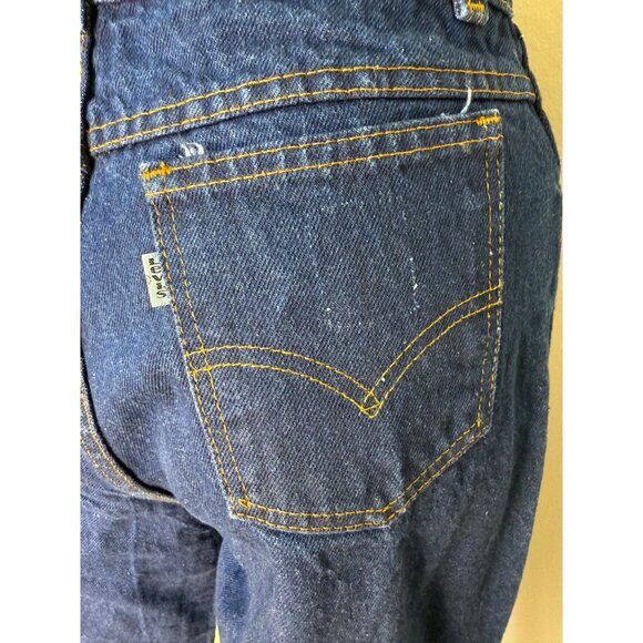Vintage 1970s/1980s Women’s Levi’s Jeans, White Patch, 29"x29", High Rise Dark D - Picture 4 of 9